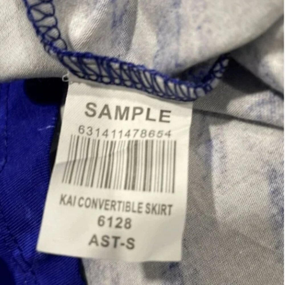 Kuhl Kai Convertible Skirt/Halter Top/Strapless Top Blue 3-in-1 Styling NEW - Picture 8 of 8